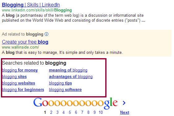 Search-engine-related-keywords-results