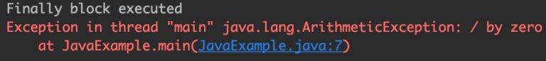Flow control in try-catch-finally in Java
