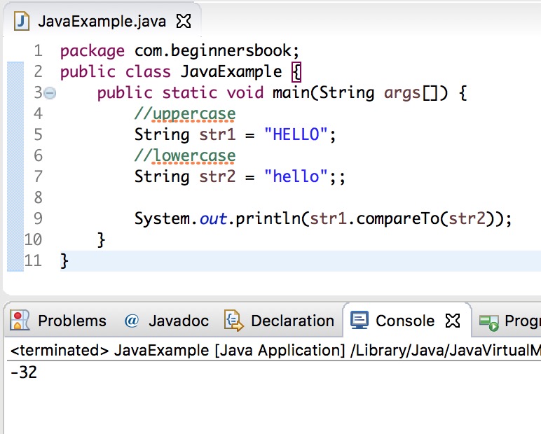 java array sort comparator