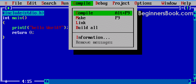 turbo c compilers