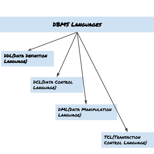 DBMS languages