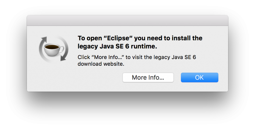 legacy java se 6 runtime for mac yosemite download