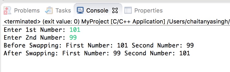 c-program-to-swap-two-numbers-using-third-variable