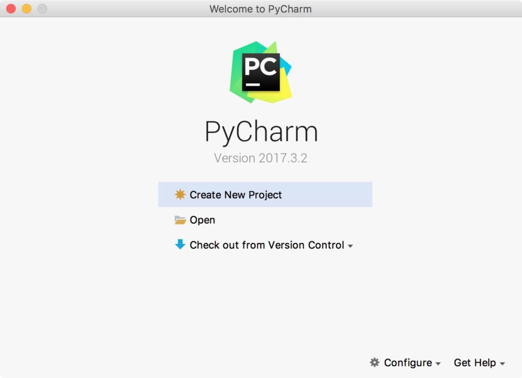 Создание проекта в pycharm