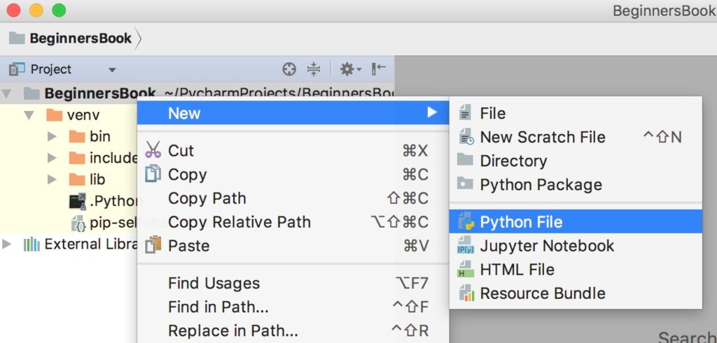 Pycharm как добавить файл в проект