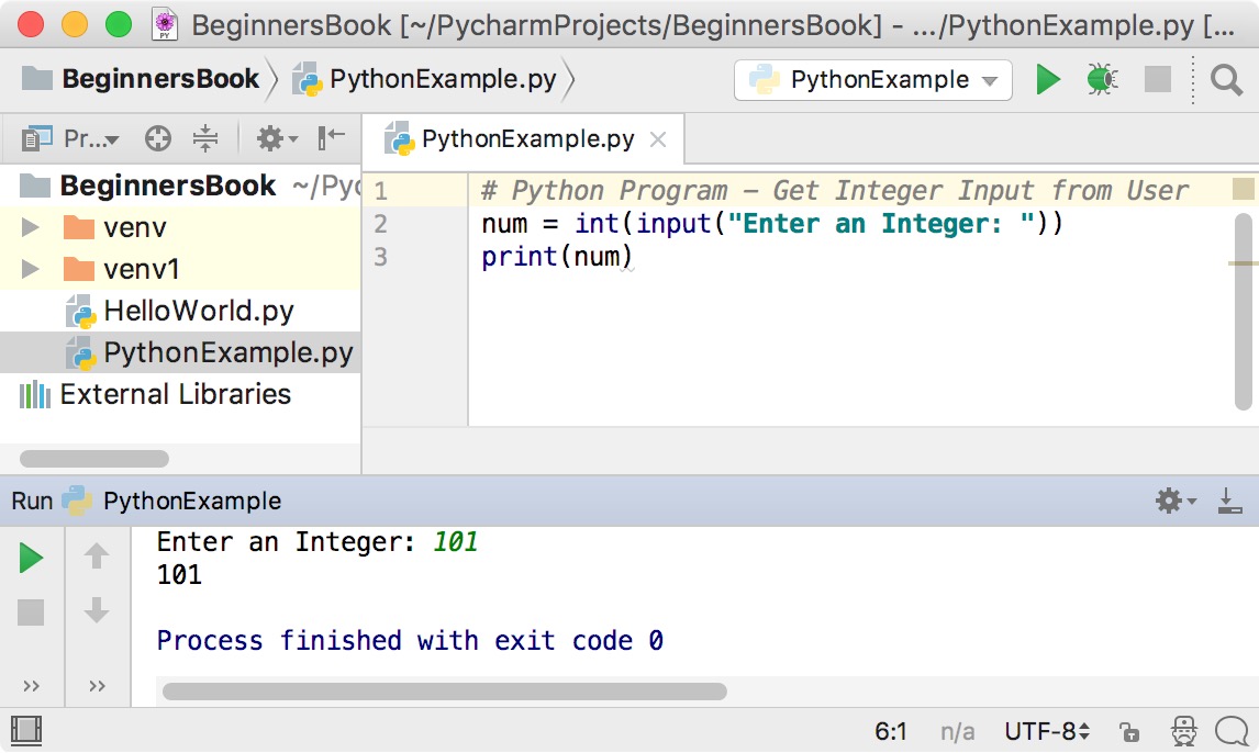 how to get user input number in python