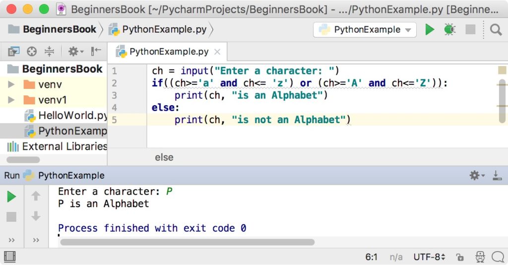 Check First Letter Of String Python