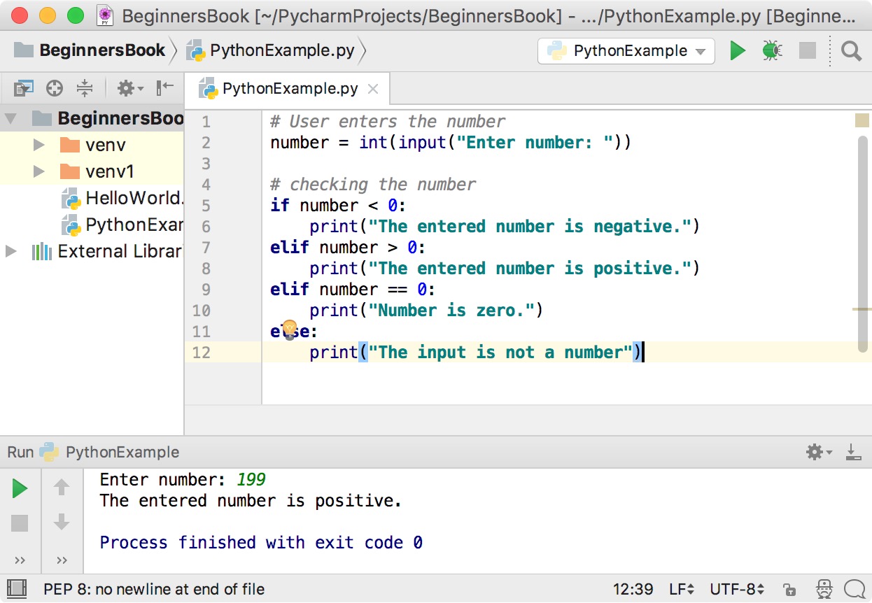 Python Program to Check if a Number is Positive Negative ...