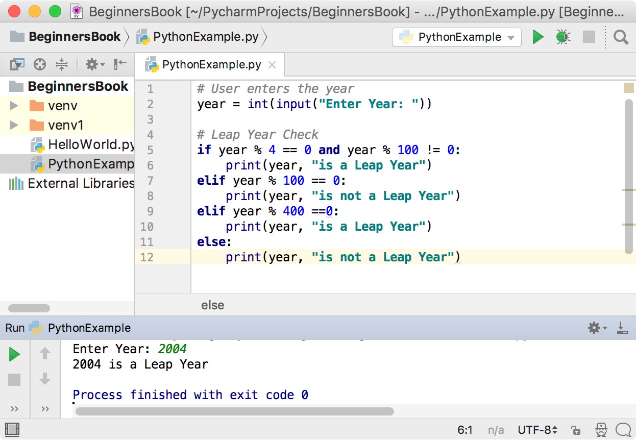 Python Program to Check whether Year is a Leap Year or not