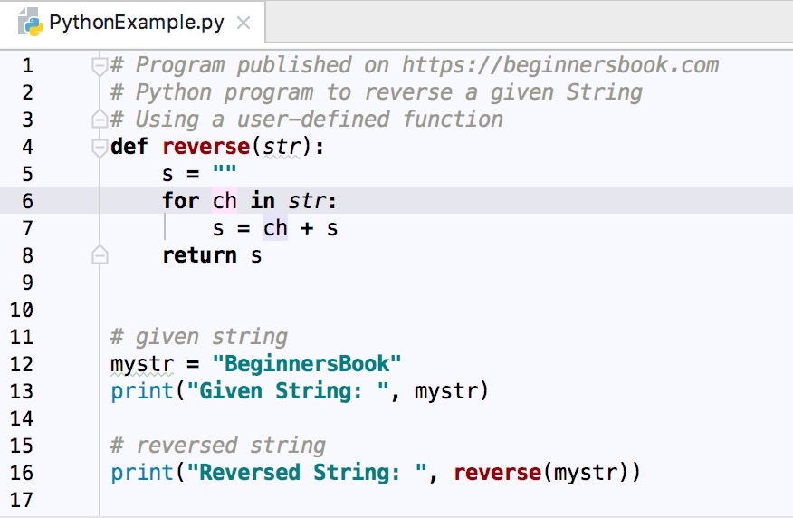 python-program-to-reverse-a-string-using-recursion