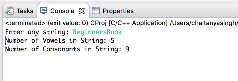 C Program To Count Vowels And Consonants In A String Using Pointer