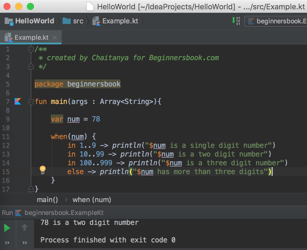 kotlin ranges