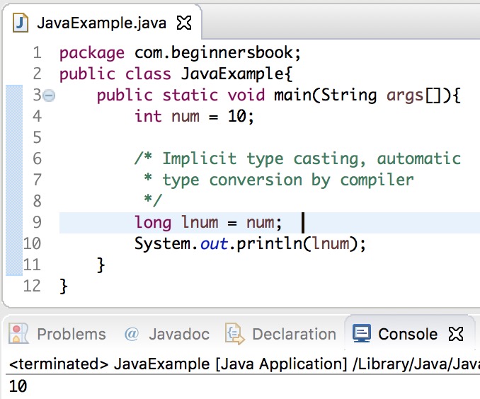 Java int to long conversion