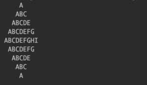 Java Program to Print Diamond Pattern