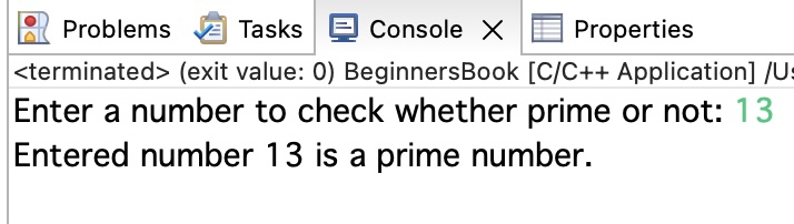 C Program to Check Whether a Number is Prime or Not