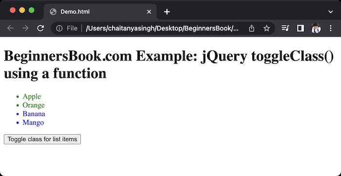 jQuery toggleClass() using a function