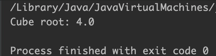 Java Math.cbrt() Example Output_1