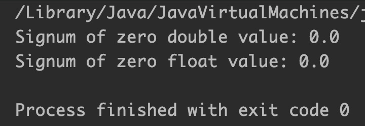 Java Math.signum() Example Output_3