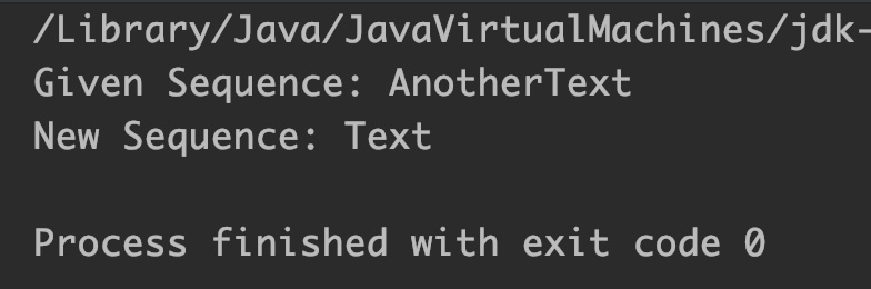 Java StringBuffer replace() Example Output_2