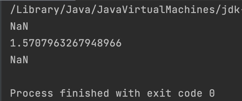 Java Math.acos() Example Output_2
