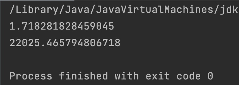 Java Math.expm1() Example Output_1