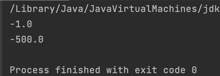 Java Math.floor() Example Output2