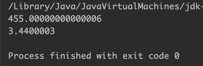 Java Math.nextUp() Example Output 1