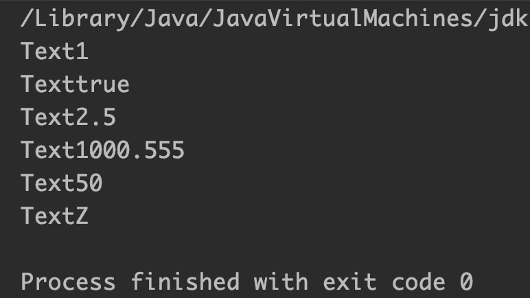 Java StringBuilder append() Example Output_1