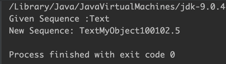 Java StringBuilder append() Example Output_4